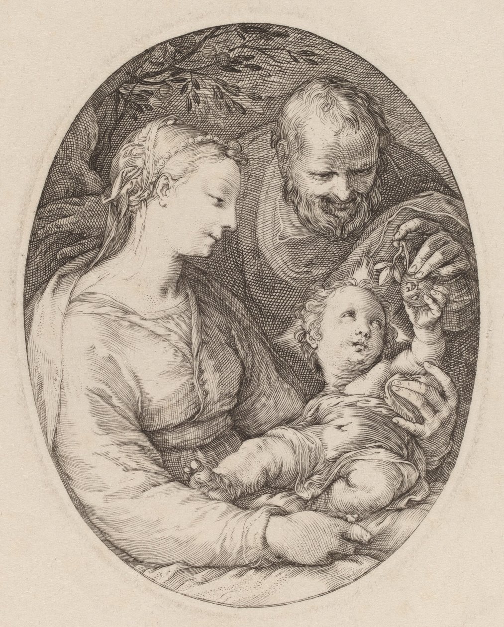 The Holy Family by Hendrik Goltzius