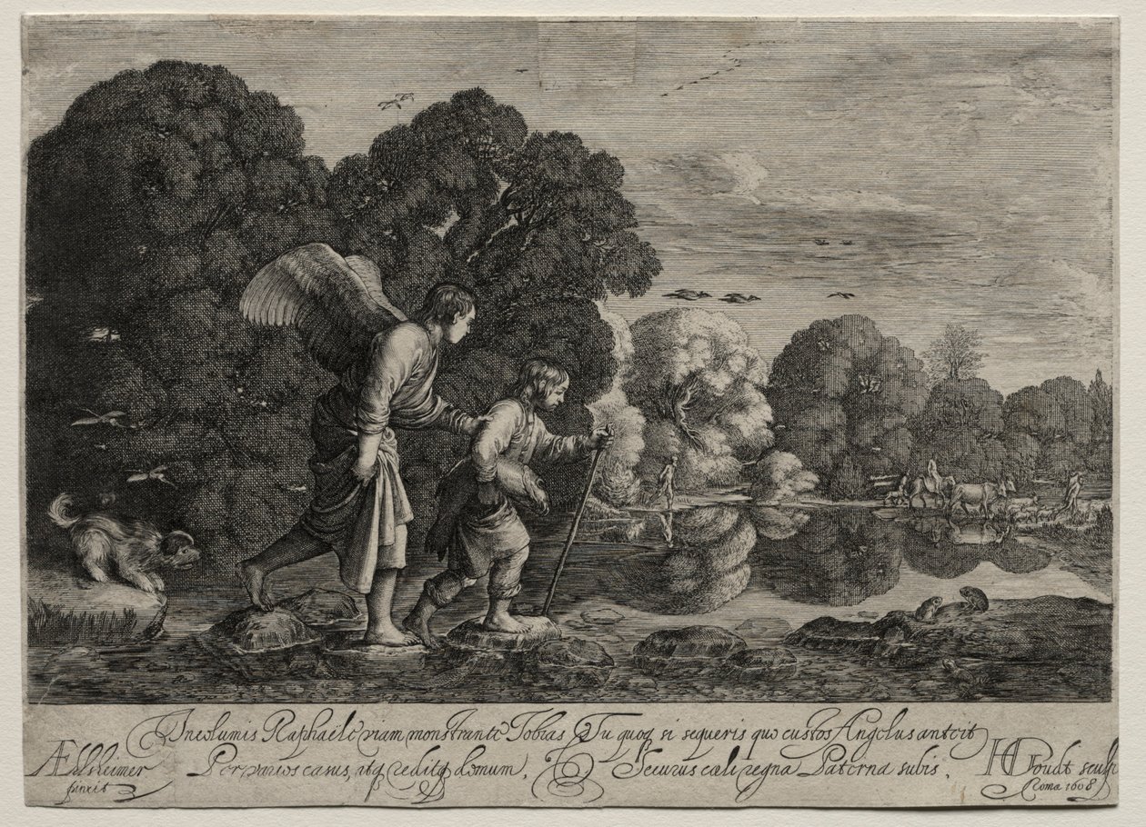 Tobias and the Angel by Hendrik Goudt