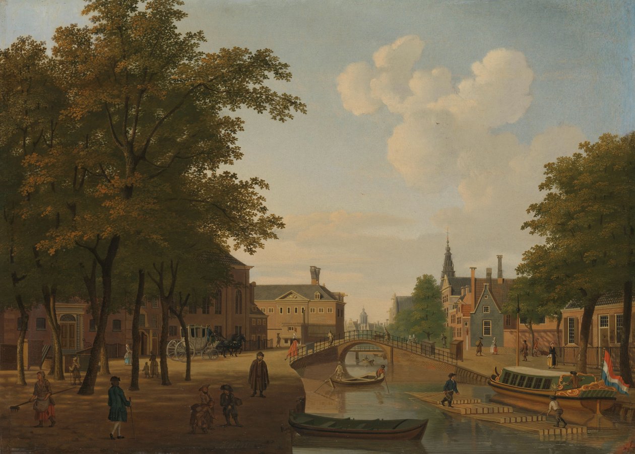 View of the Houtmarkt by Hendrik Keun