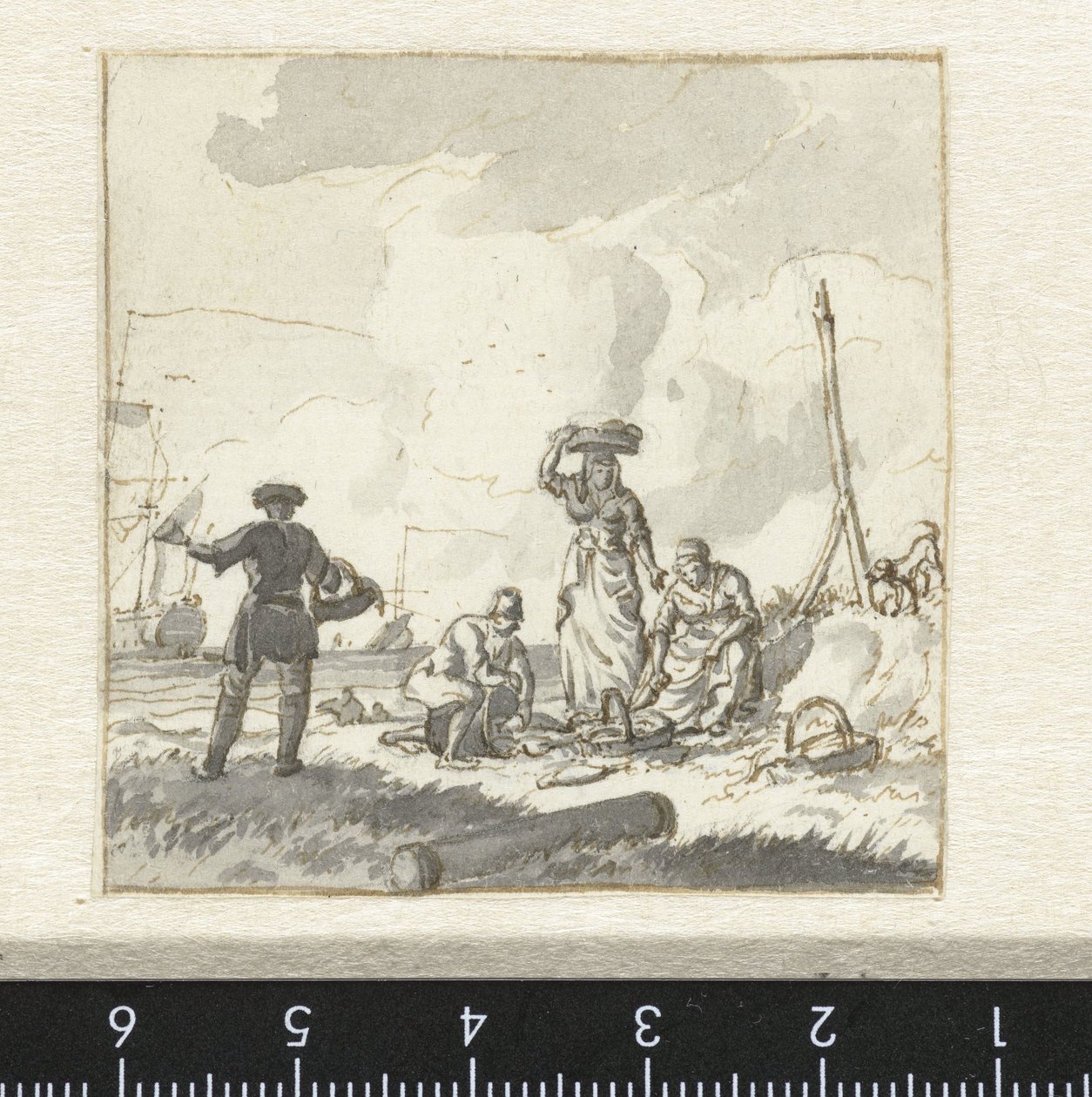 Sorting Fish on the Beach by Hendrik Kobell