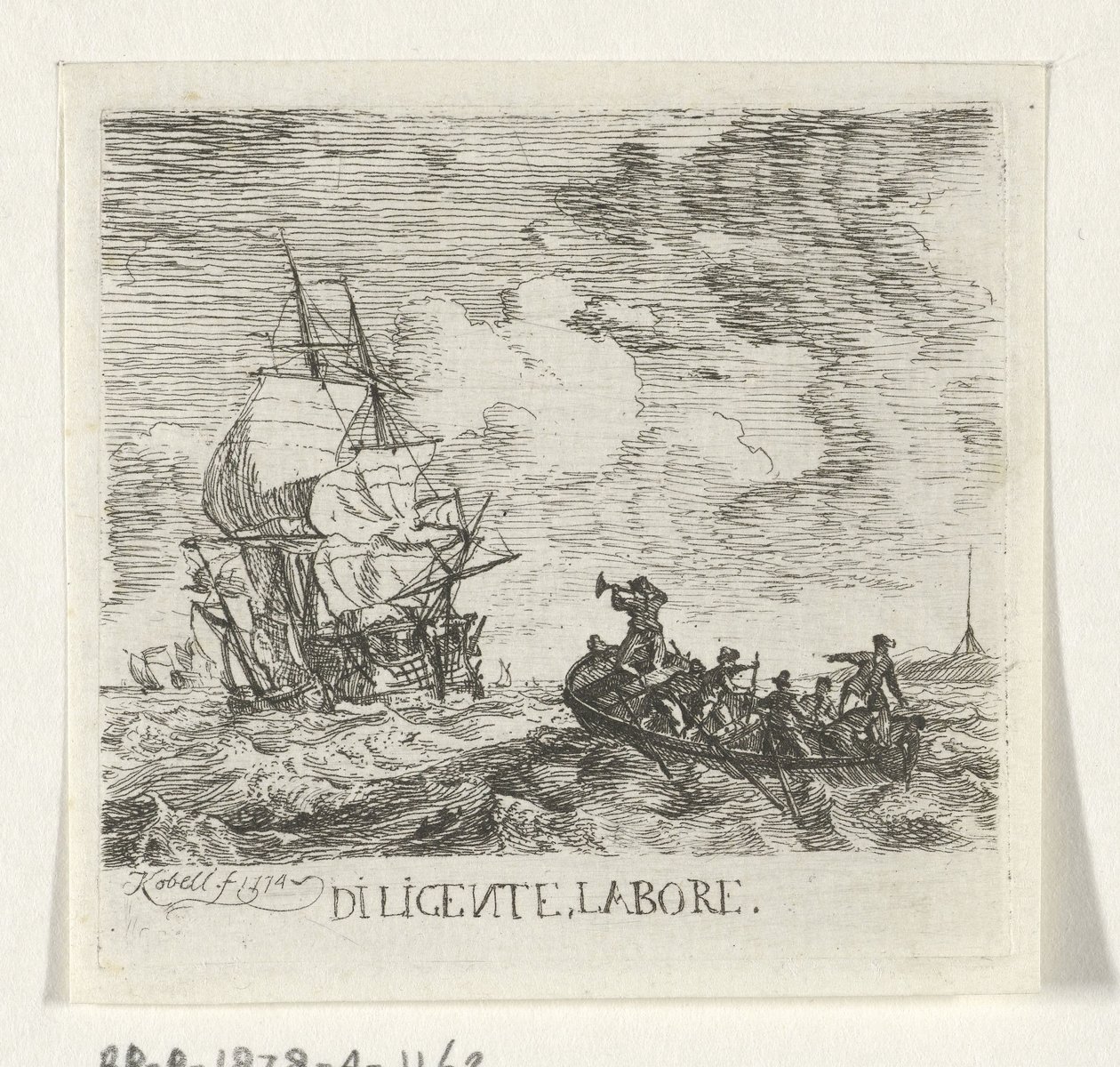 Wild Water with Various Boats by Hendrik Kobell