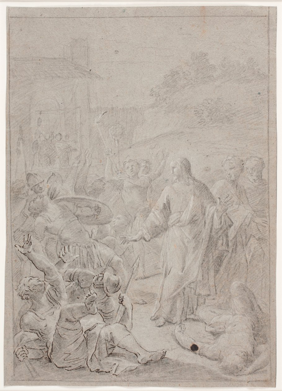 The Arrest of Christ. Composition Sketch by Hendrik Krock