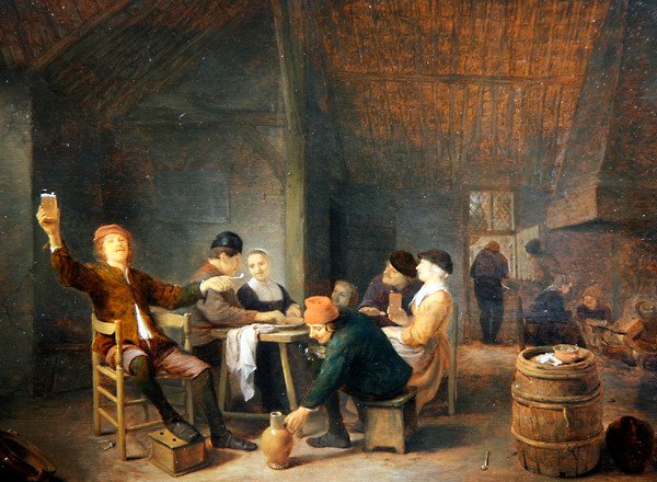 Peasants Merrymaking in a Tavern by Hendrik Martensz Sorgh