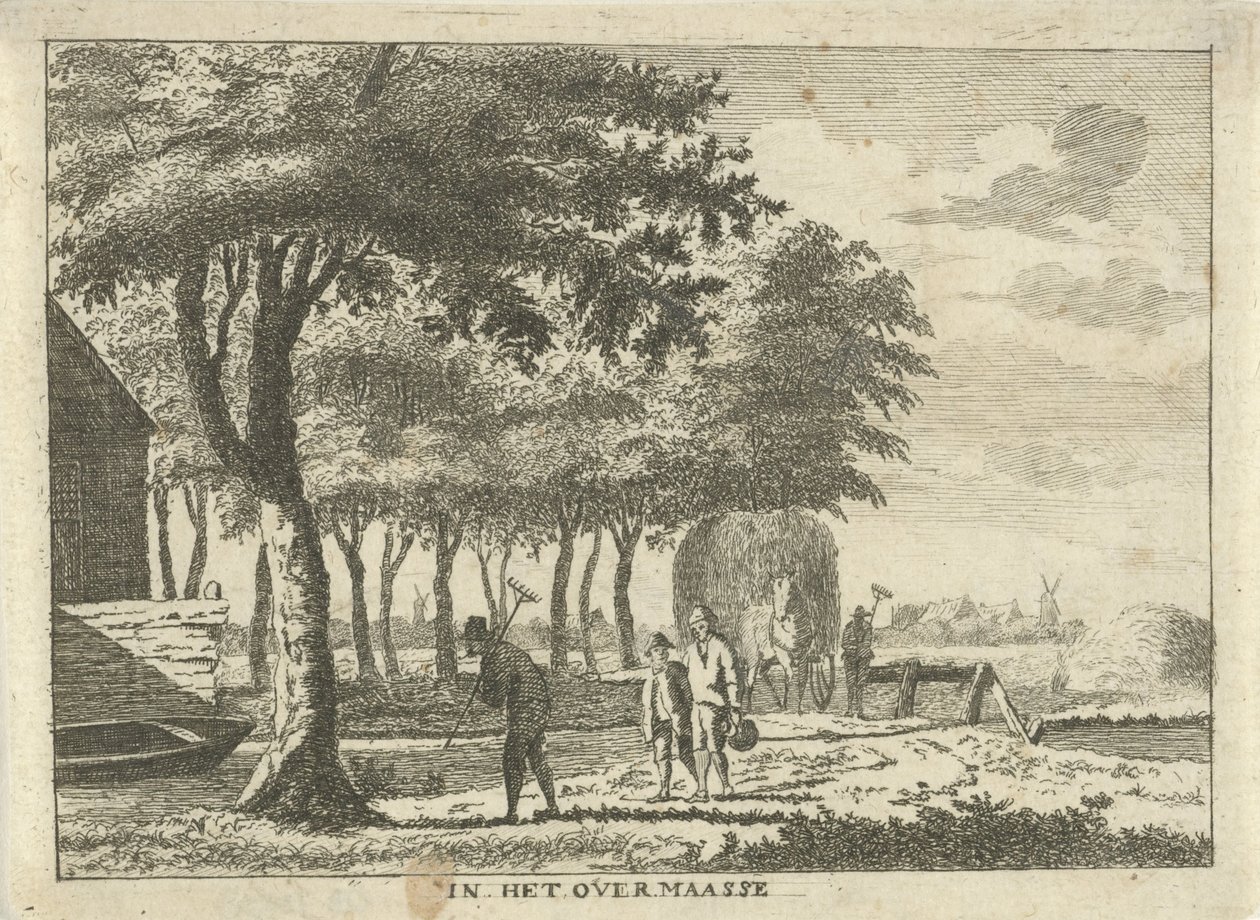Farmers on a Plot of Land by Hendrik Roosing