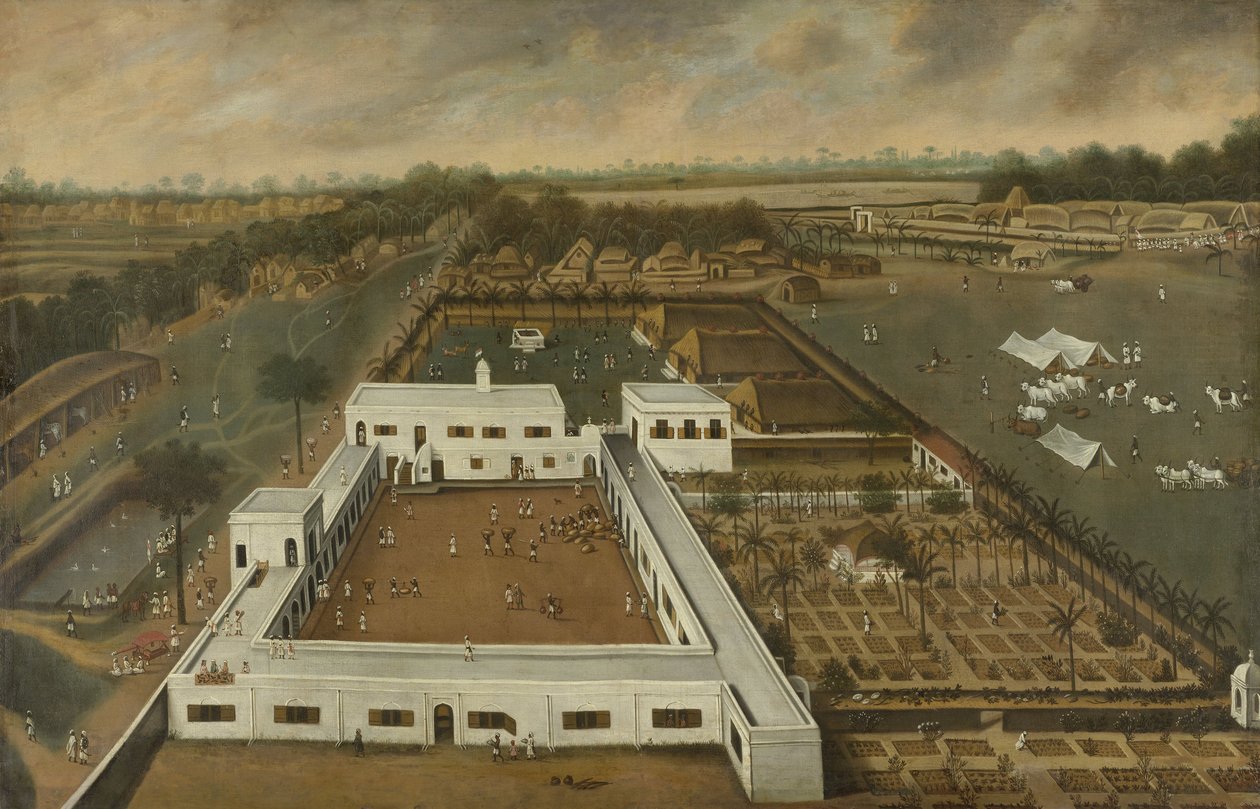 A Dutch Factory in Bengal by Hendrik van Schuylenburgh