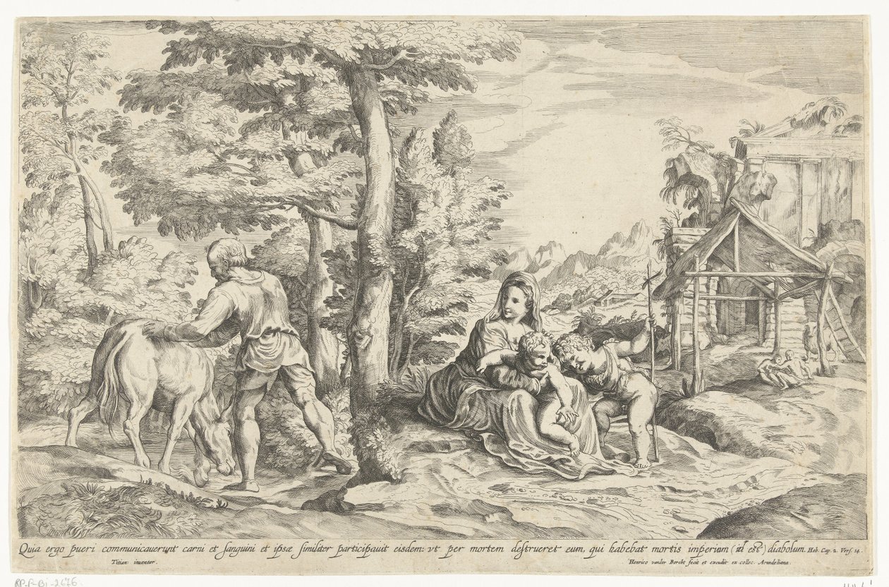 Return from Egypt by Hendrik van der Borcht (II)