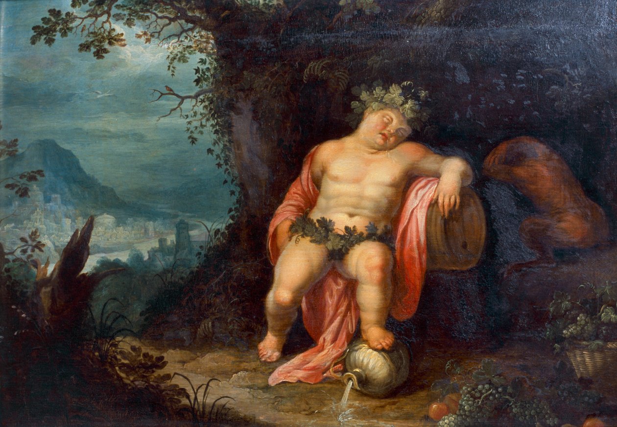 Bacchus Asleep by Hendrik van the Elder Balen