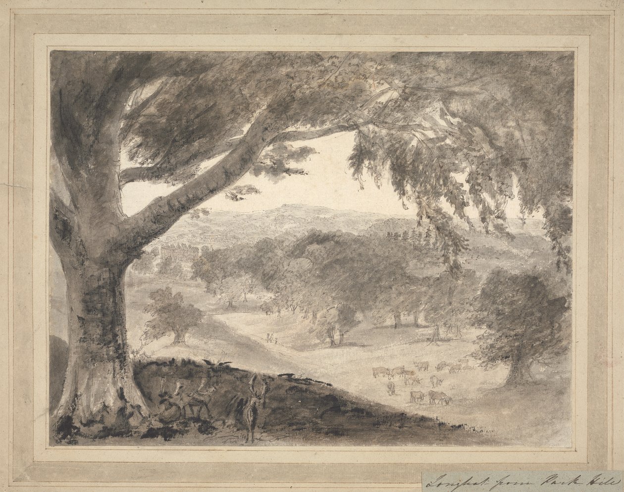 Longleat from Park Hill by Heneage Finch fourth Earl of Aylesford