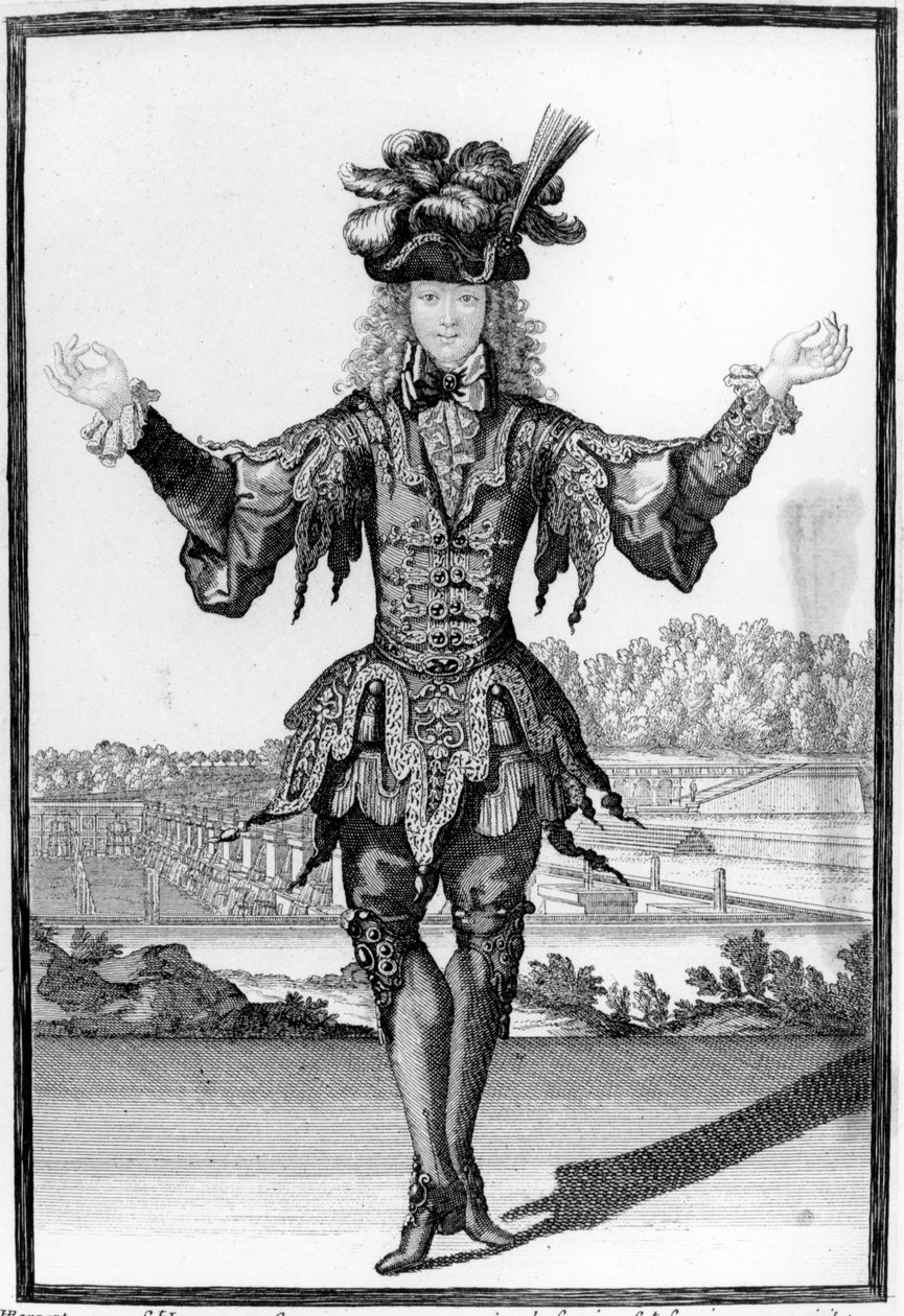 A Man of Quality Dressed as a Dancer by Henri Bonnart