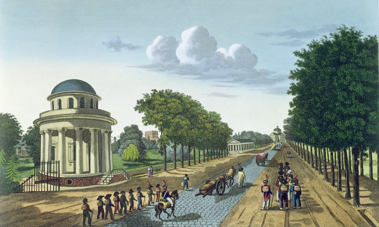 The Parc Monceaux by Henri Courvoisier-Voisin