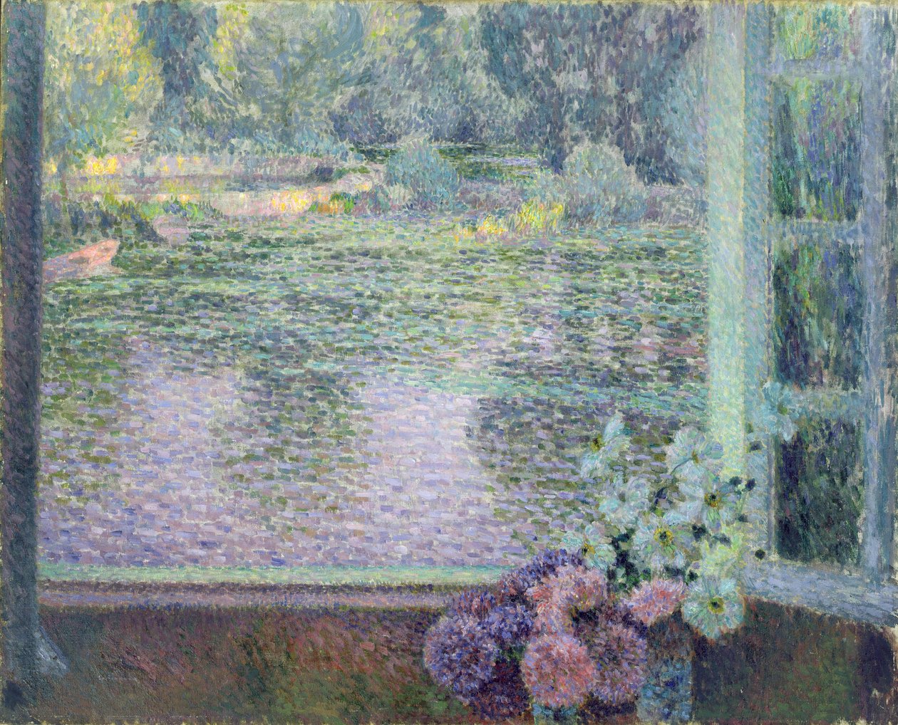 A Window on the River, 1908 by Henri Eugene Augustin Le Sidaner