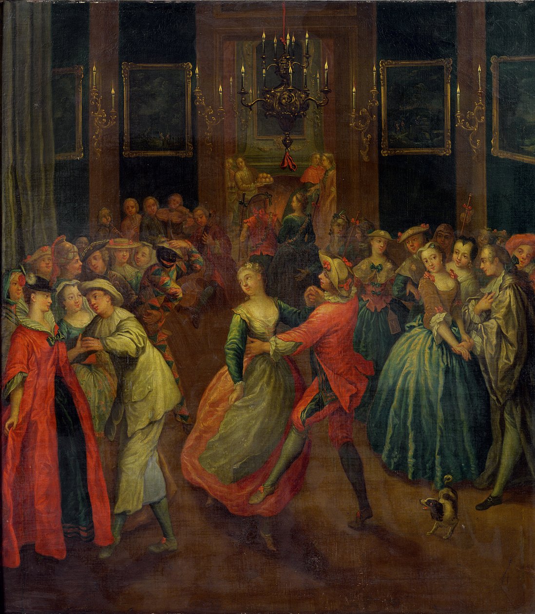 The Costume Ball by Henri Joseph Van Blarenberghe
