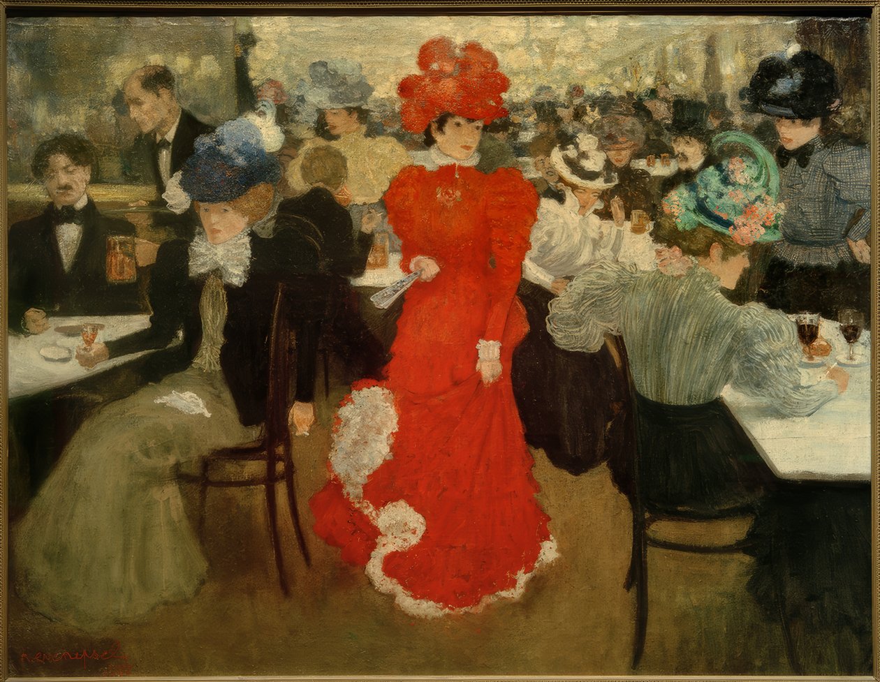 H. Evenepoel, In the Café d