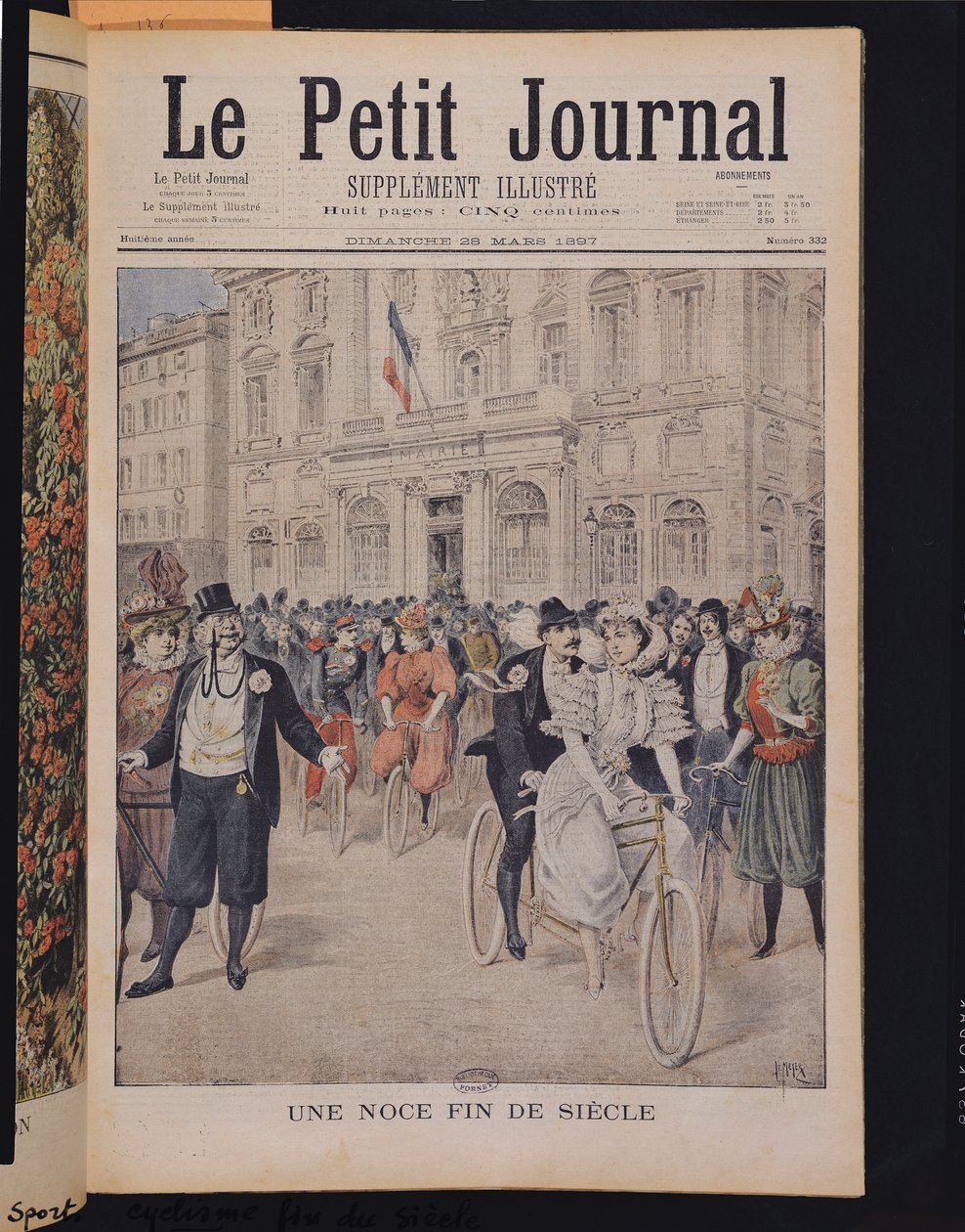 A Wedding on a Bicycle, front cover illustration from 