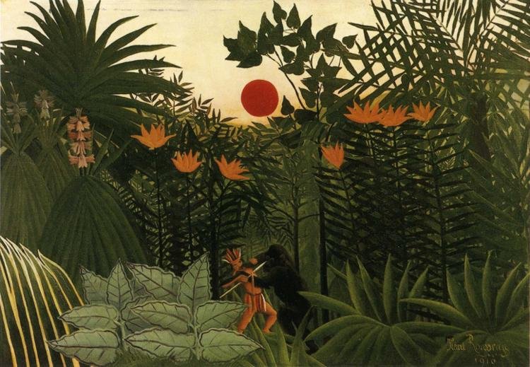 Tropical Landscape by Henri Rousseau