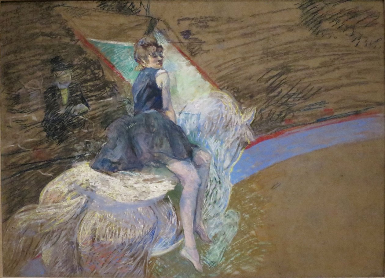 At the Cirque Fernando by Henri de Toulouse-Lautrec