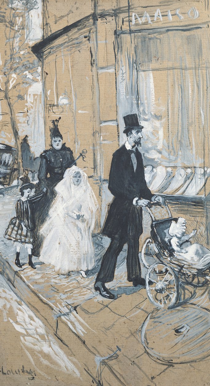 First Communion Day, 1888 by Henri de Toulouse Lautrec