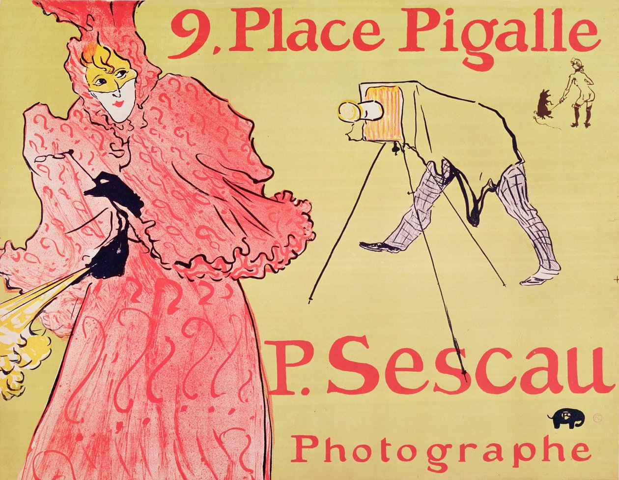 P. Sescau Photographer (poster), 1894 by Henri de Toulouse Lautrec
