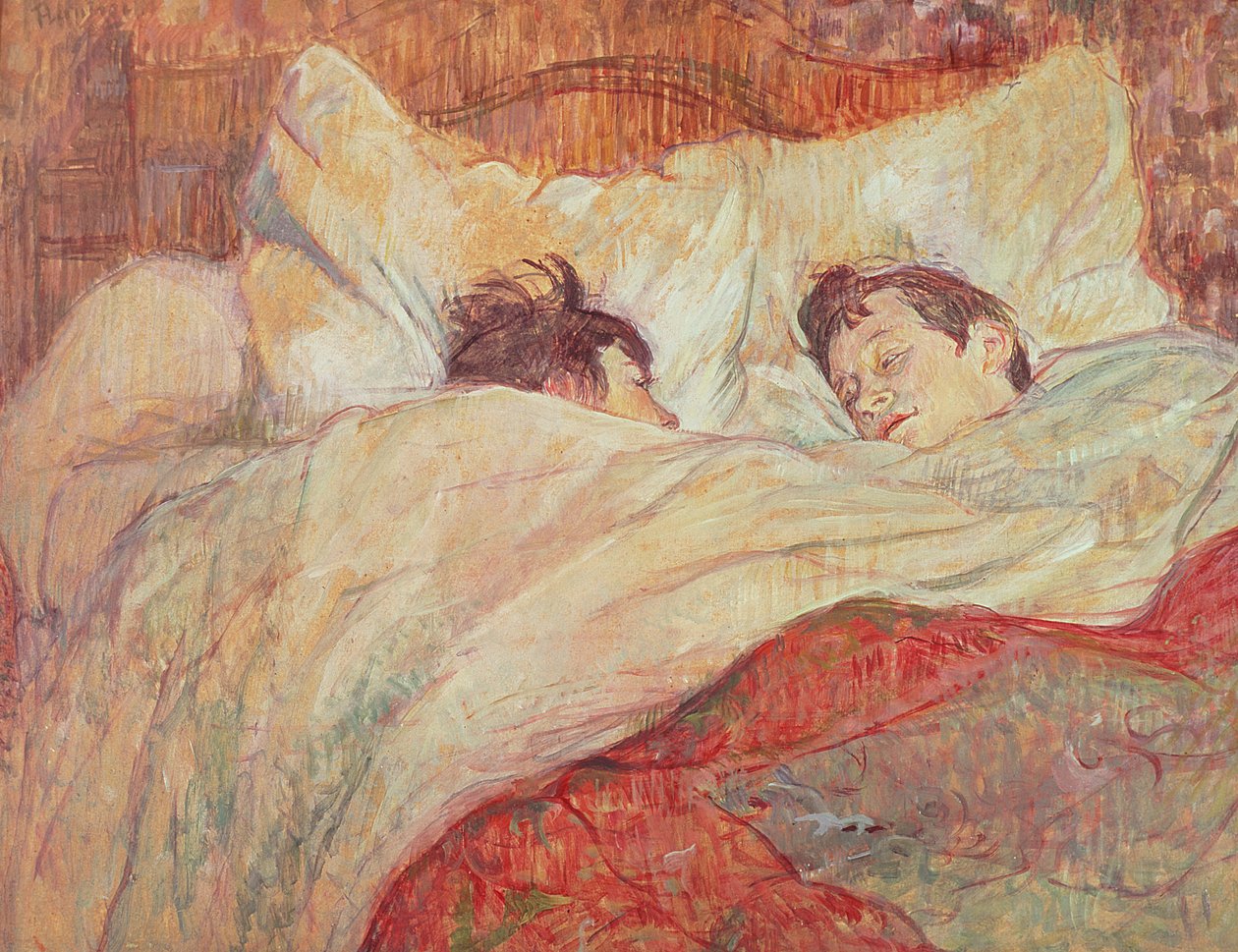 The Bed by Henri de Toulouse-Lautrec
