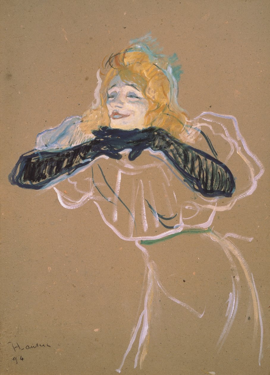 Yvette Guilbert singing 