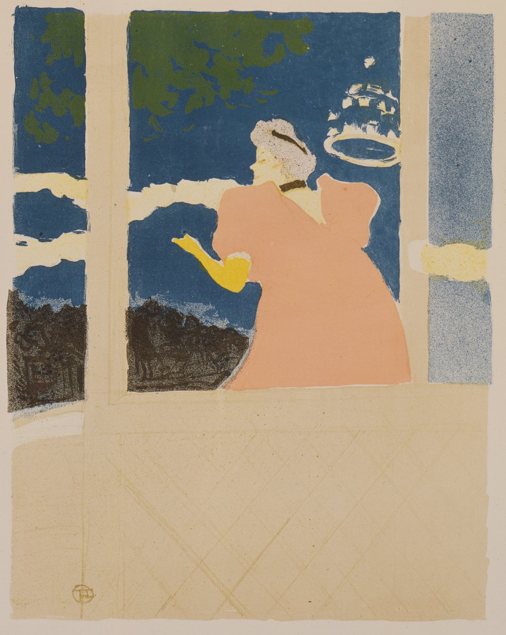 At the Ambassador Theatre by Henri de Toulouse Lautrec
