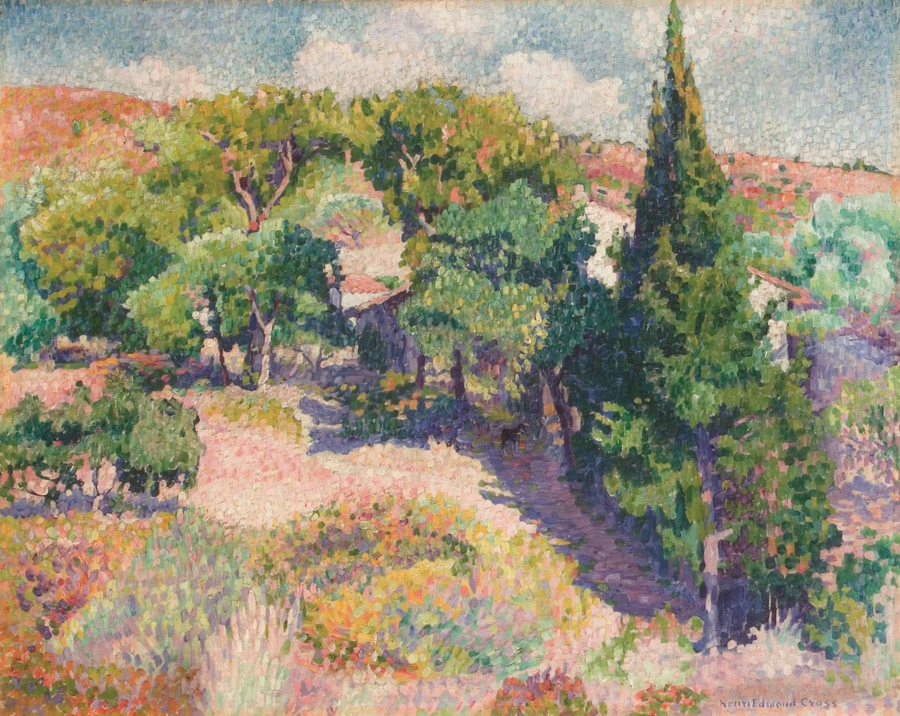 Cypress by Henri-Edmond Cross