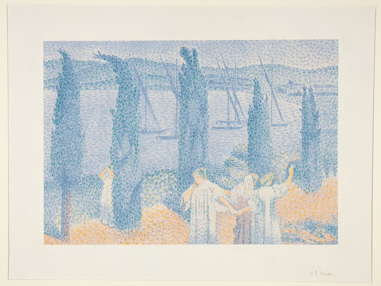 The Walk by Henri-Edmond Cross