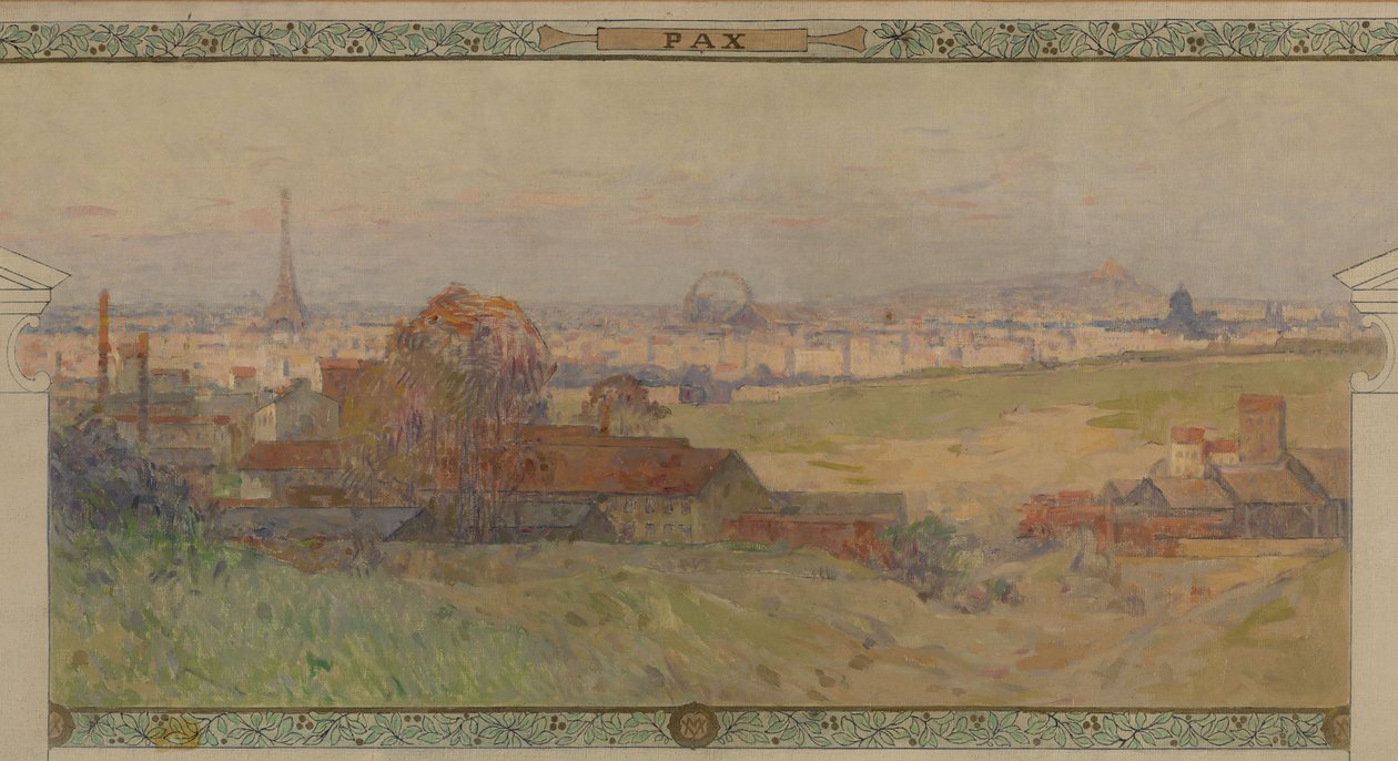 Sketch for the Salle des Fêtes at Vanves Town Hall: Peace, between 1902 and 1903 by Henri-Gaston Darien