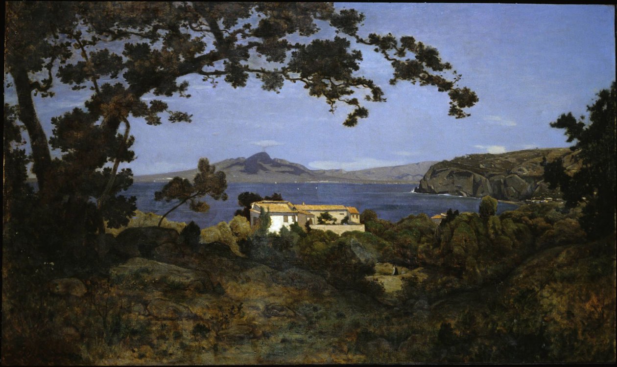 Bay of Naples by Henri-Joseph Harpignies