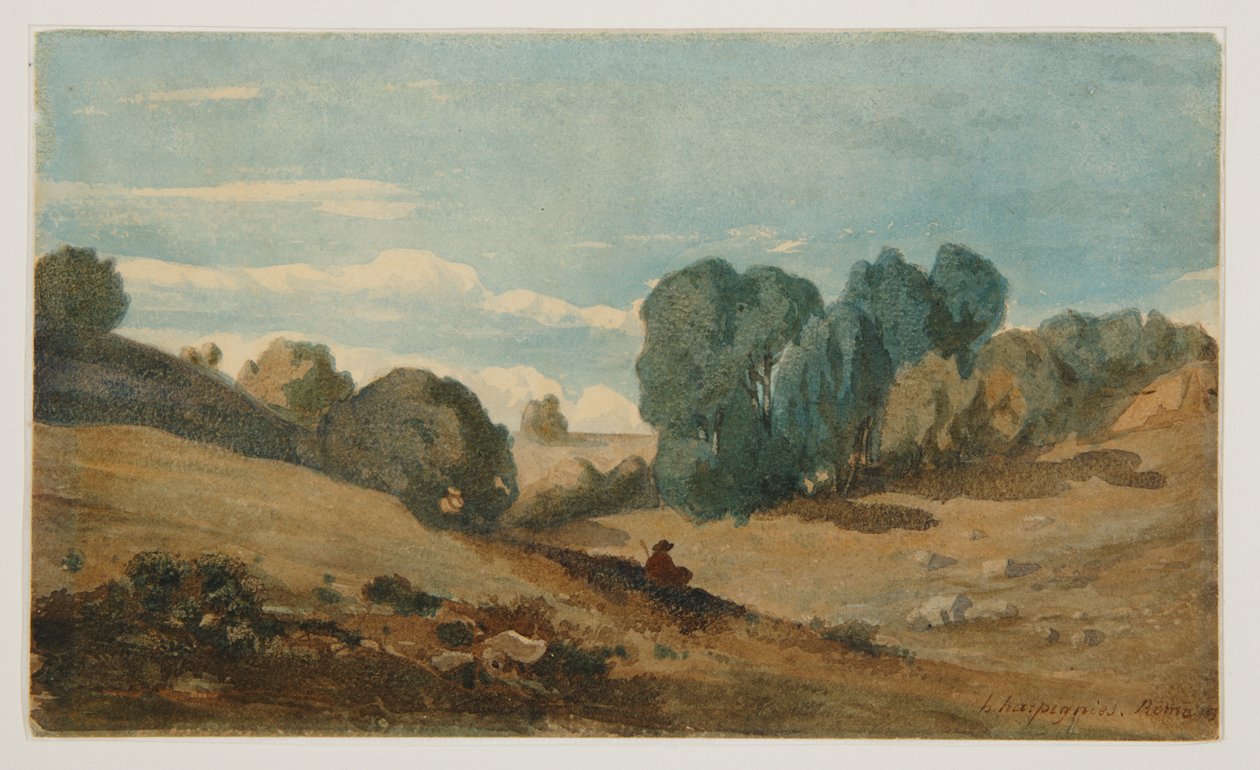 View Near Rome by Henri-Joseph Harpignies