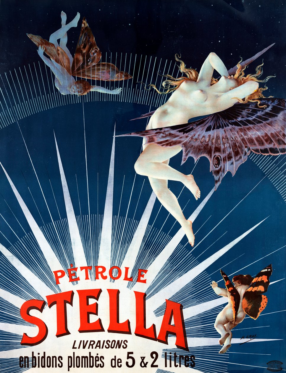 Vintage Petrole Stella Poster by Henri  Gray