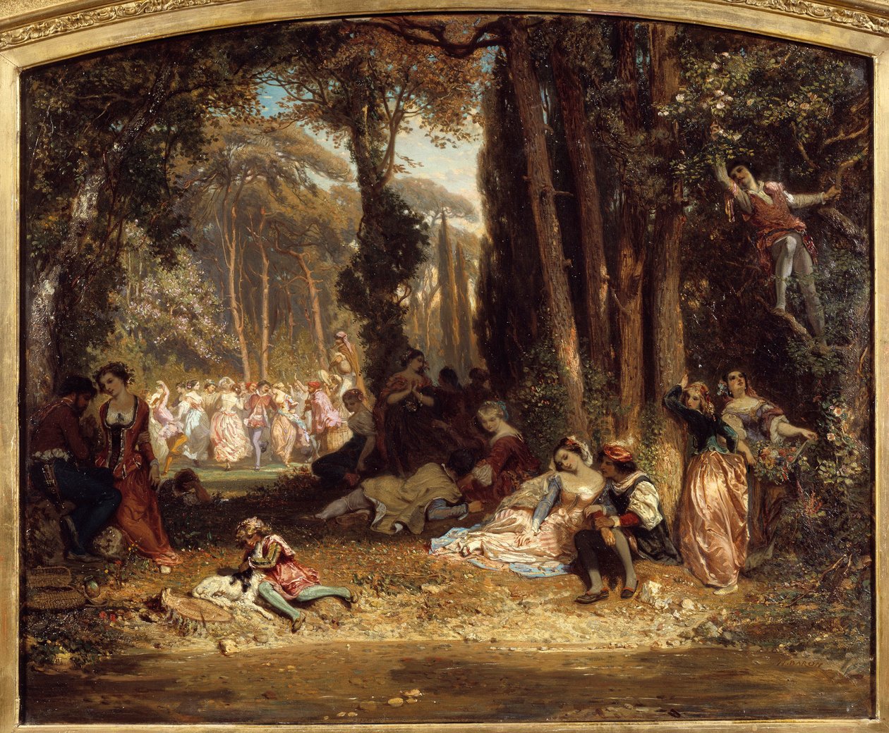Spring Feast in Tuscany by Henri Baron