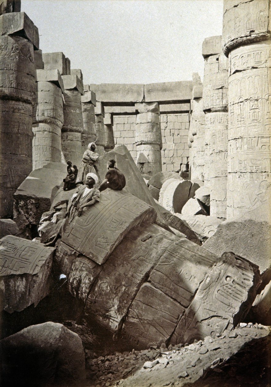 Karnak Temple, c.1900 by Henri Béchard
