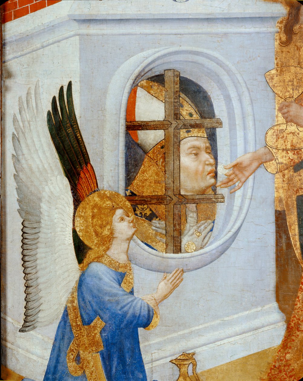 Altar of Saint Denis: Communion and Martyrdom by Henri Bellechose
