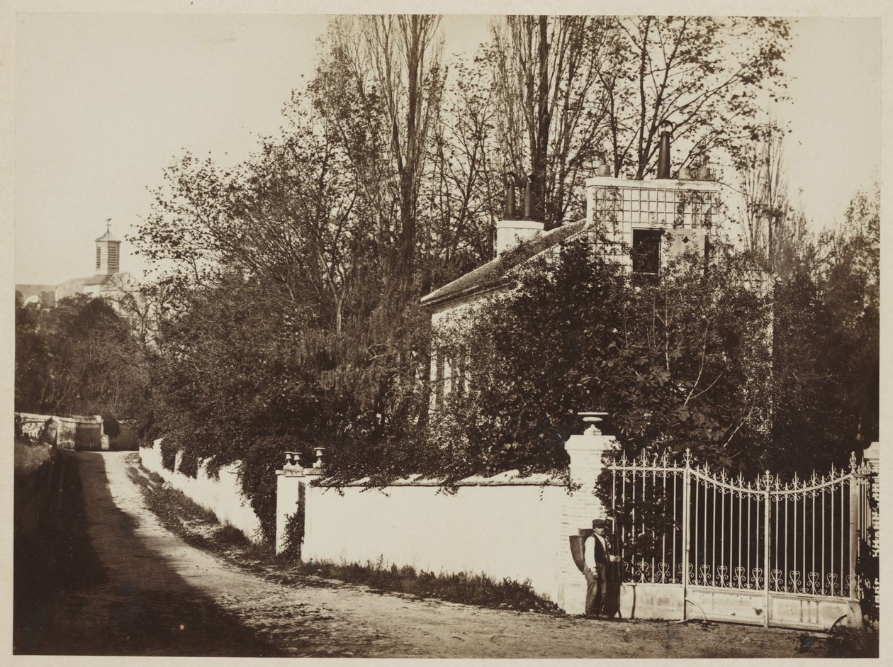 Street in Louveciennes by Henri Bevan