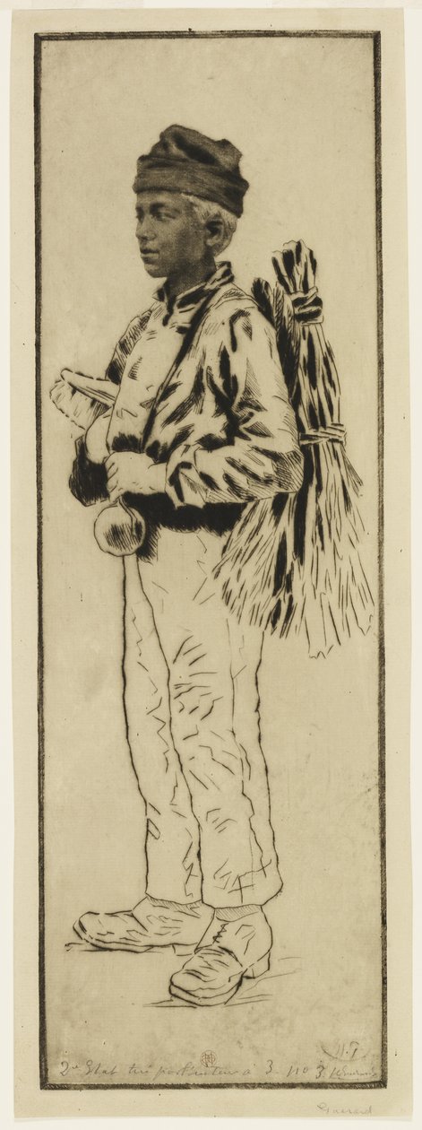 The Chimney Sweep, c.1890 by Henri Charles Guérard