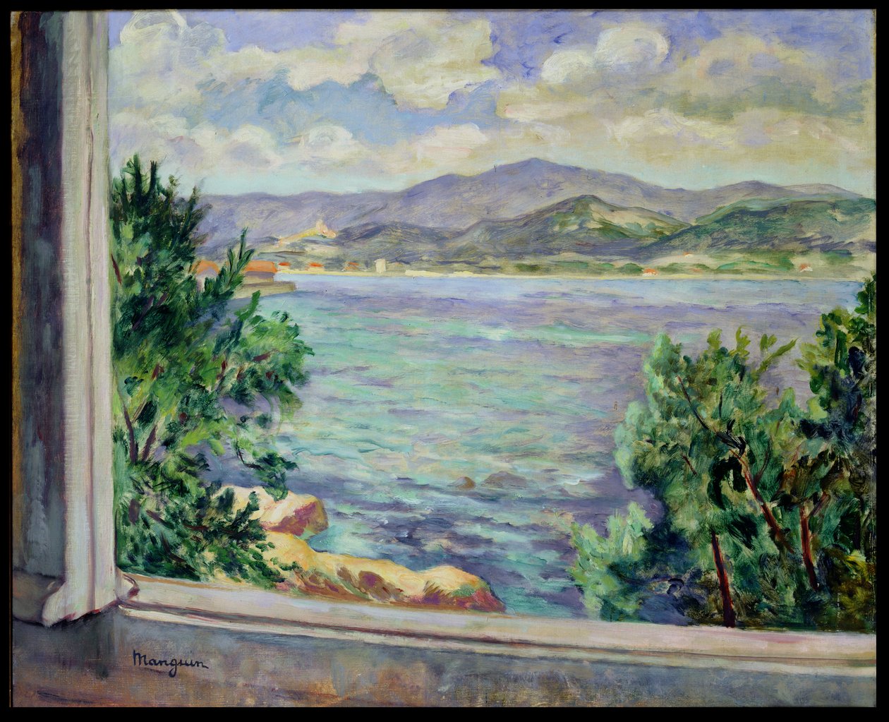 The Gulf of St. Tropez from the Oustalet by Henri Charles Manguin