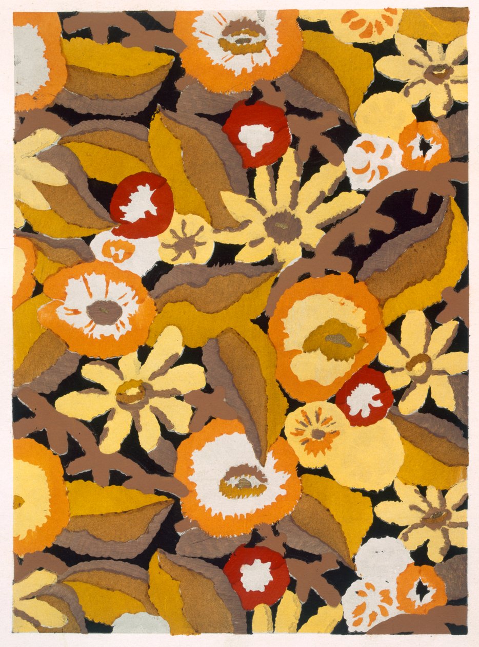 Composition of Madame de Andrada - Maison Paul Dumas, a wallpaper design from 