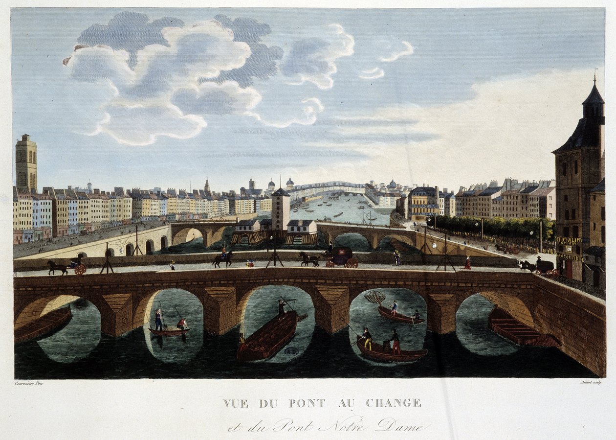 View of the Pont au Change - in 