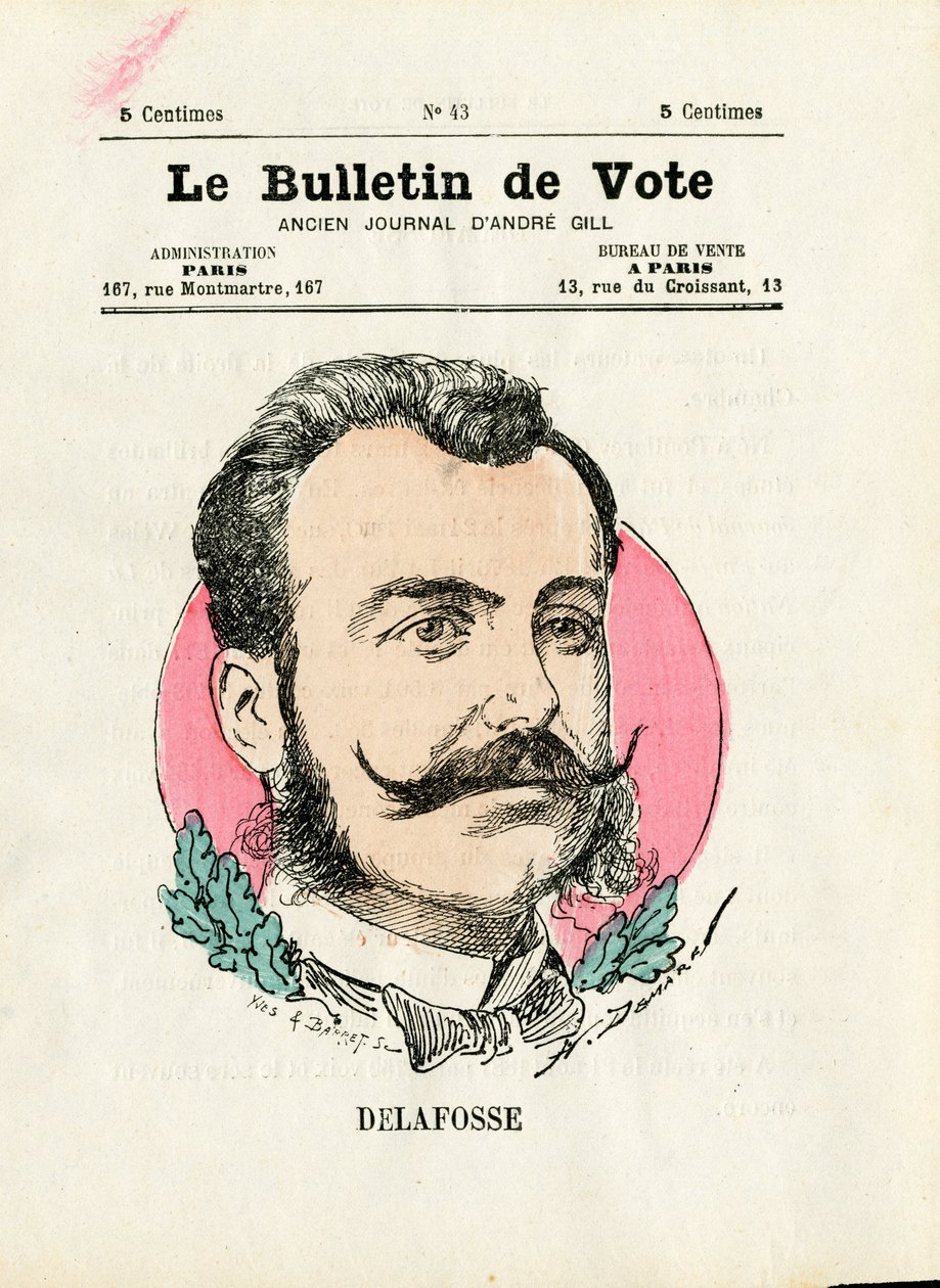 Ballot 2nd Series, Satirical in Colors: Delafosse by Henri Demare