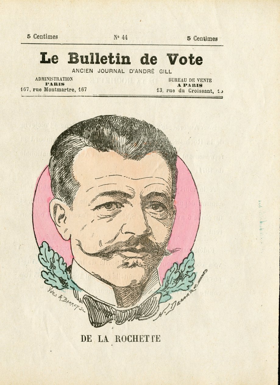 Ballot 2nd Series, Satirical in Colours: De la Rochette by Henri Demare