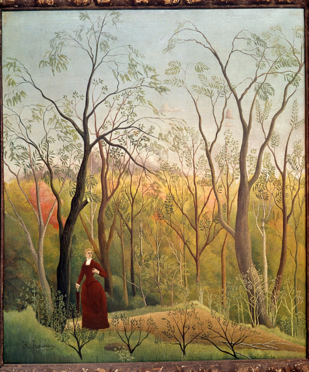 A Walk in the Woods by Henri Emilien Rousseau