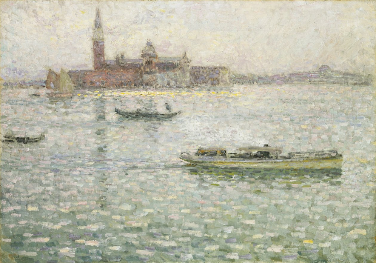 San Giorgio Maggiore, Venice by Henri Eugene Augustin Le Sidaner