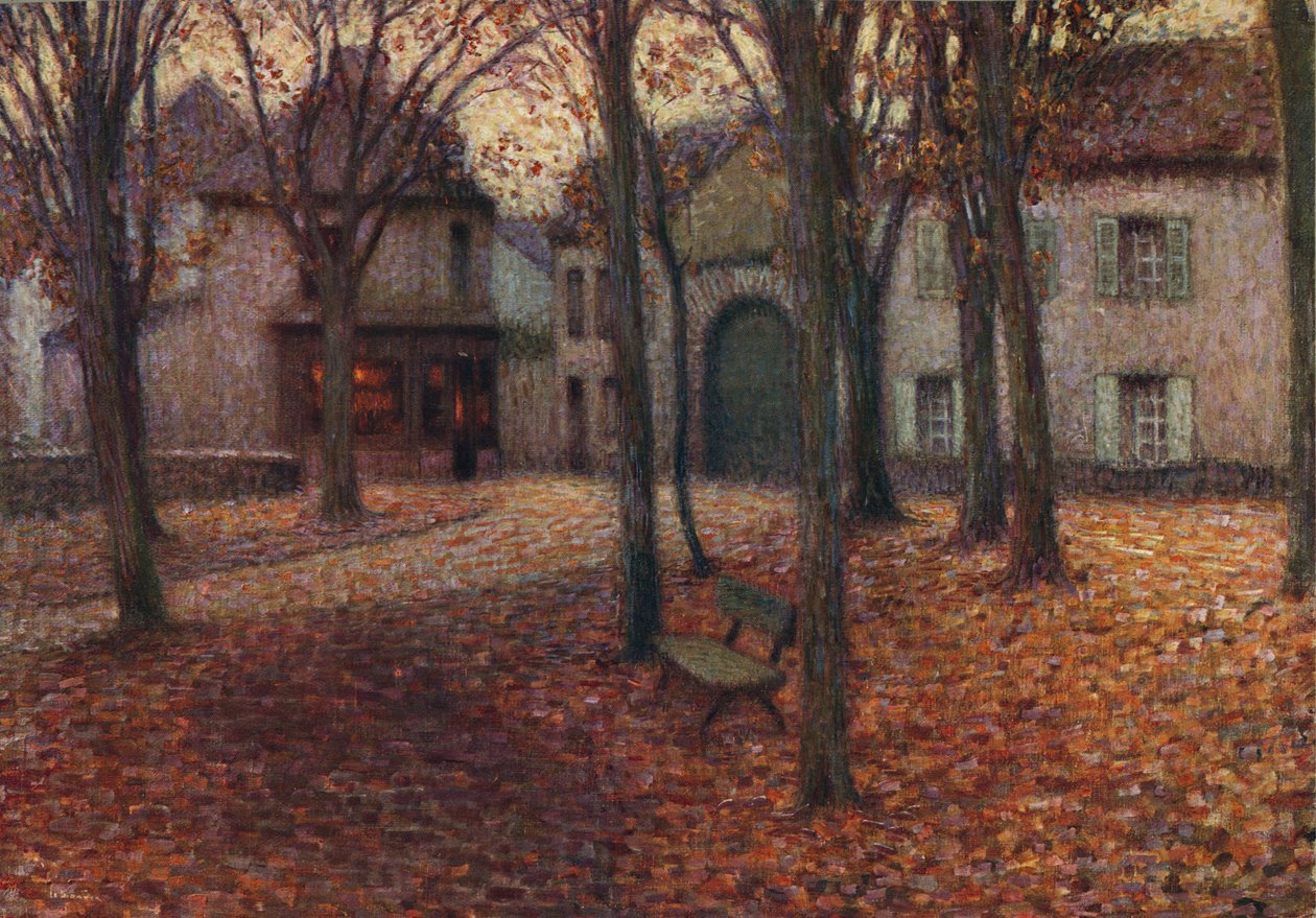 The Village in Autumn, c1915 by Henri Eugene Le Sidaner