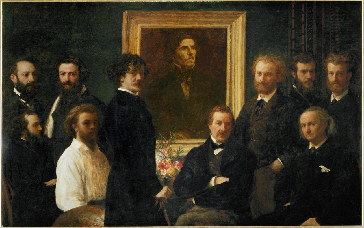 Homage to Delacroix by Henri Fantin-Latour
