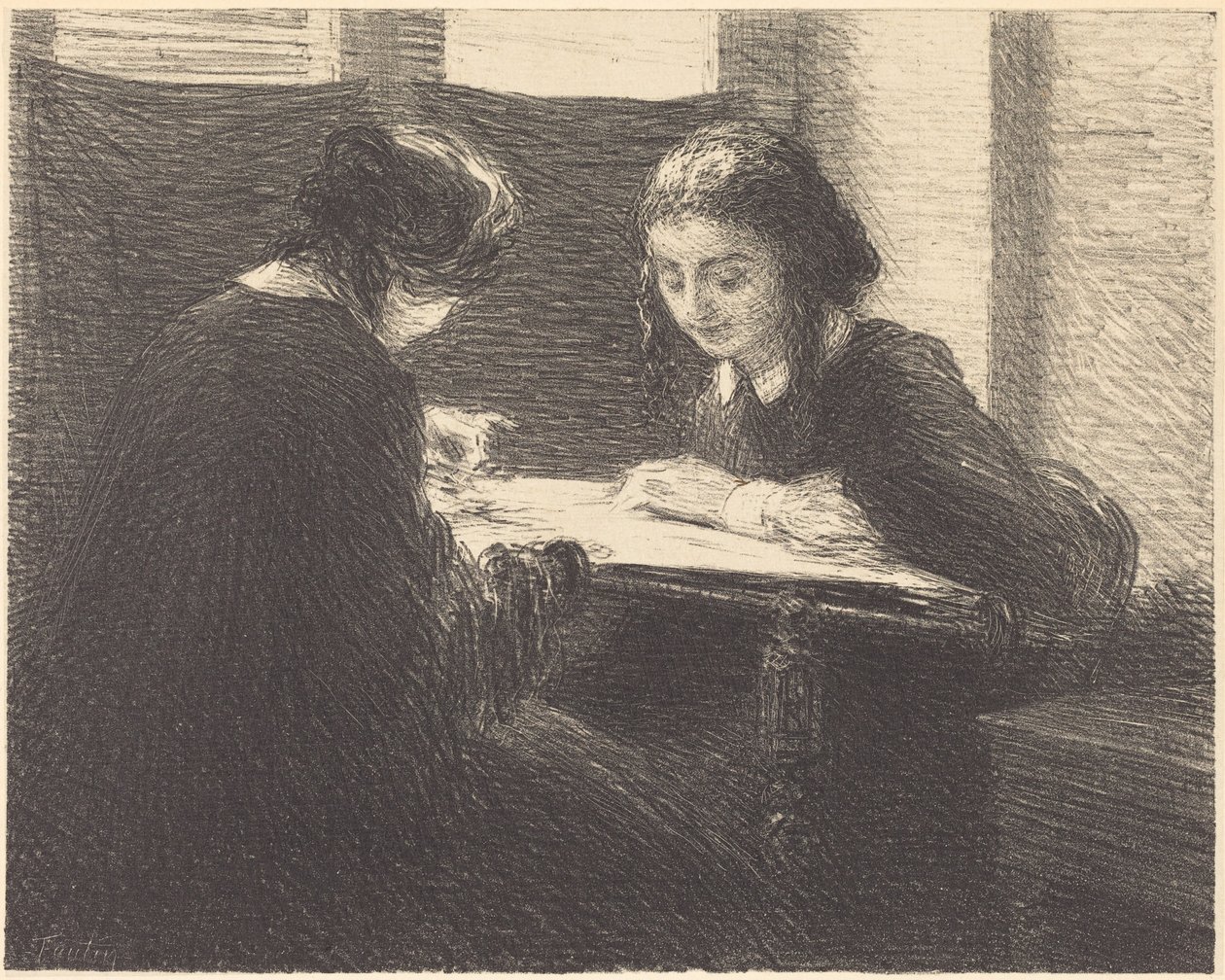 The Embroiderers by Henri Fantin-Latour