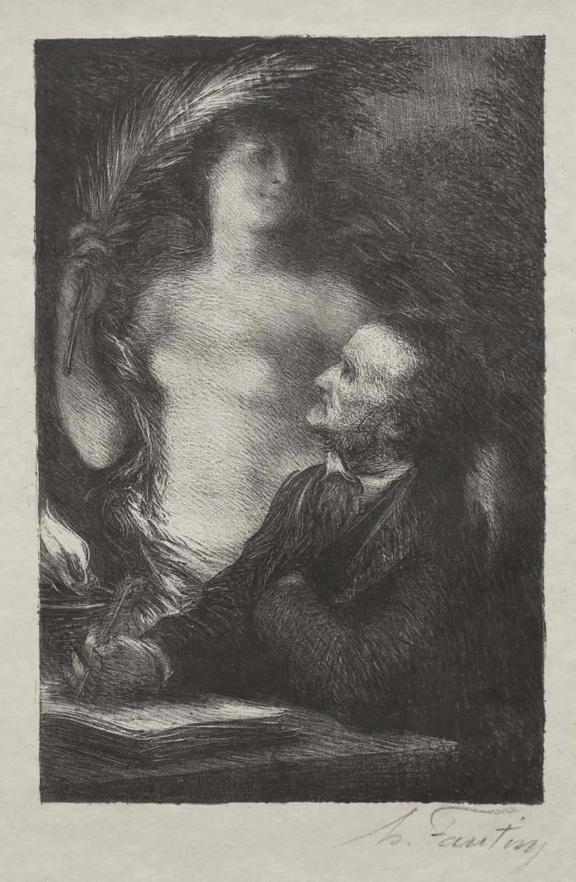 The Muse by Henri Fantin-Latour