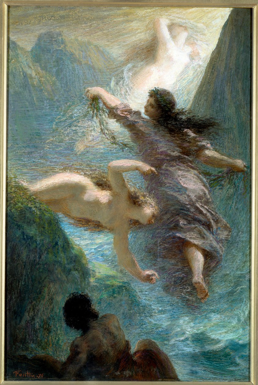 The Girls of the Rhine by Ignace Henri Jean Fantin Latour
