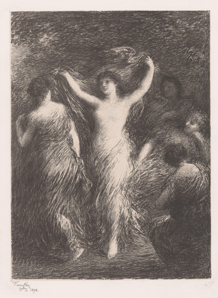 Dancing and Watching Women by Ignace Henri Jean Fantin Latour