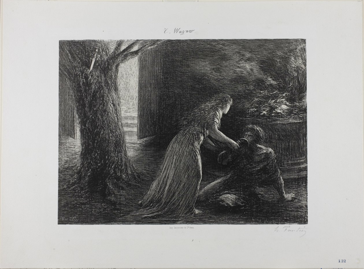 Debut of the Valkyrie by Ignace Henri Jean Fantin Latour
